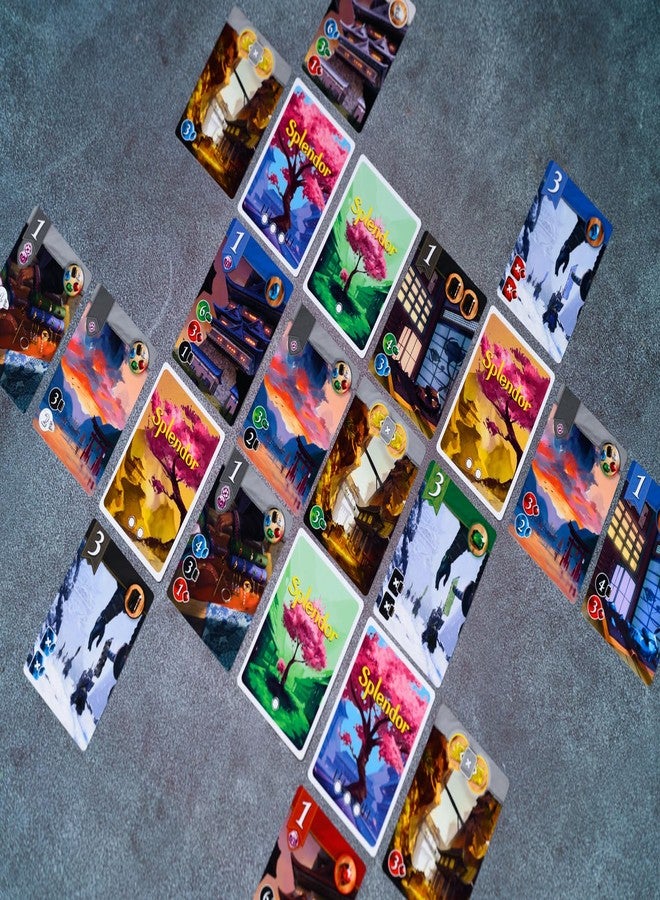 أسمودي توسعة لعبة Asmodee Splendor The Sun Never Sets اللوحية - عزز تجربة اللعب باستراتيجيات وتحديات جديدة، متعة للعائلات والأطفال والكبار، للأعمار من 10 سنوات فما فوق، من 2 إلى 4 لاعبين، مدة اللعب 45 دقيقة - Image 4